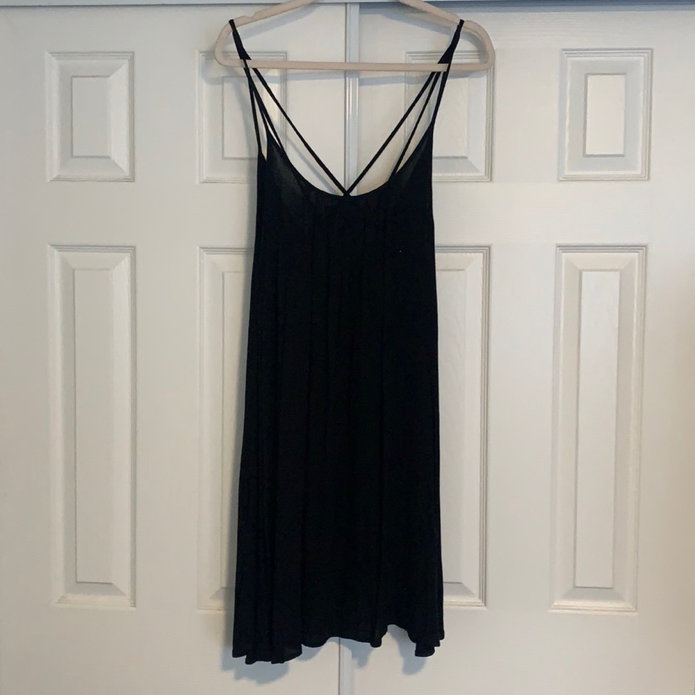 Black beach cover up